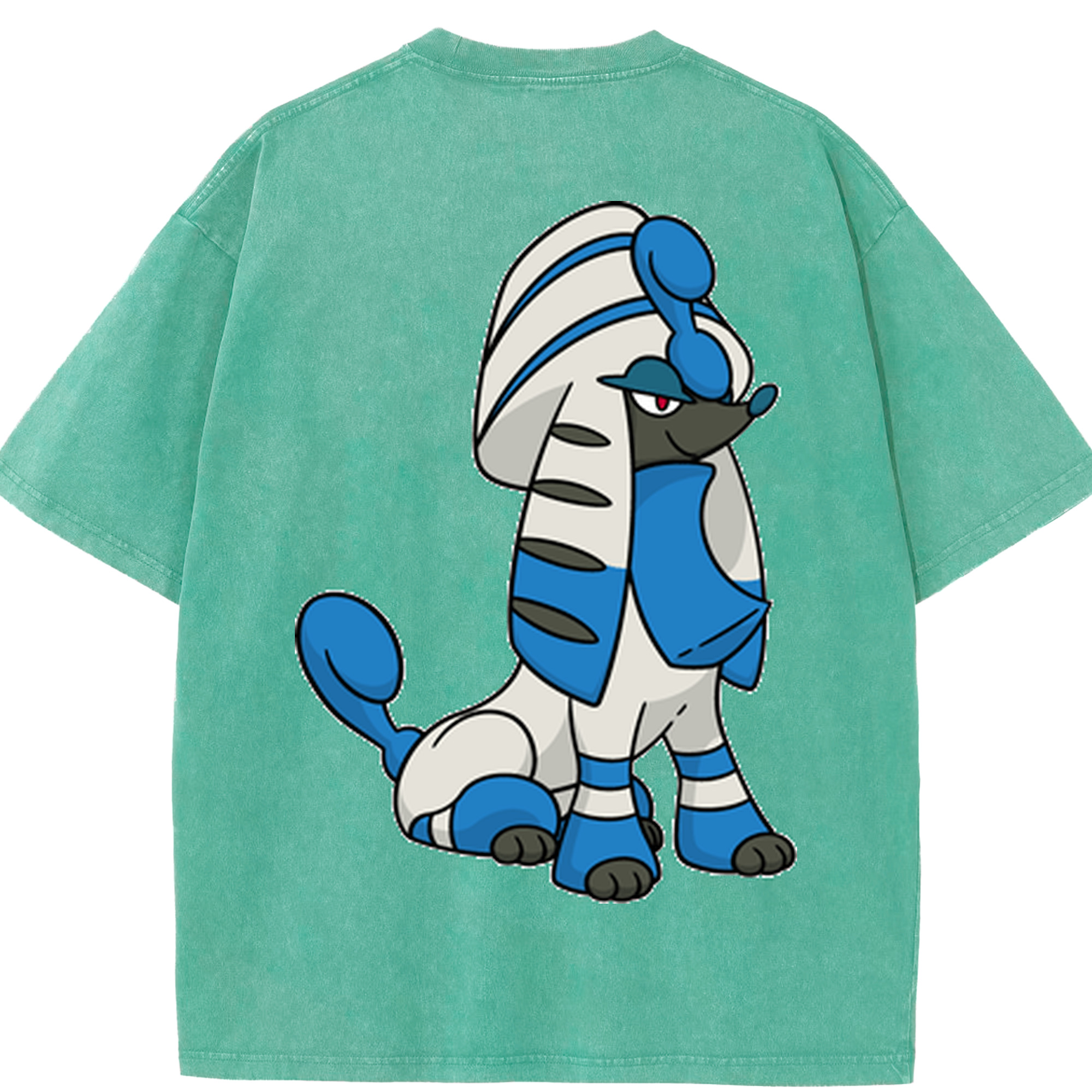 （画像用） ポケットモンスター Pokémon 綿100% ヴィンテージ風 半袖Tシャツ（背面プリント）